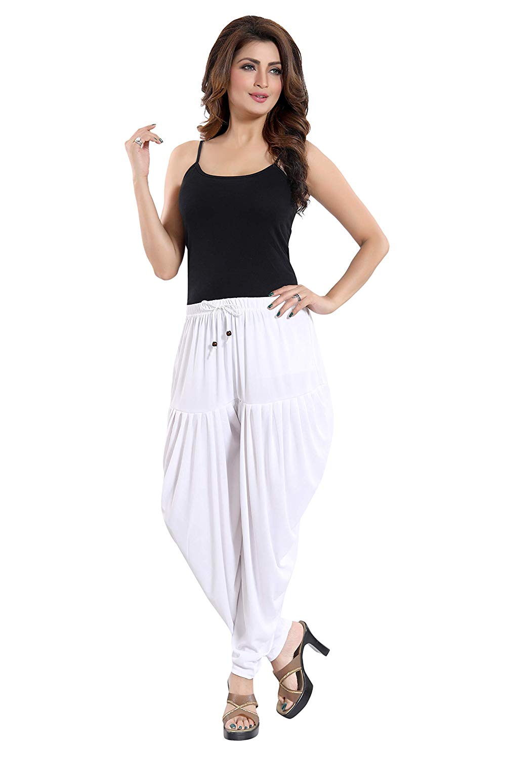 Women's Plain Casual Wear Dhoti Bottom with Pocket
