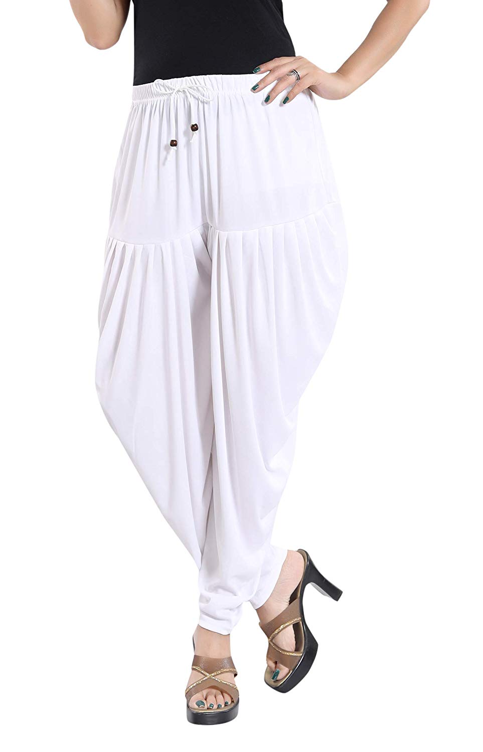 Women's Plain Casual Wear Dhoti Bottom with Pocket