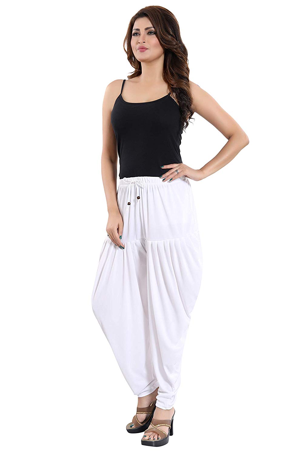 Women's Plain Casual Wear Dhoti Bottom with Pocket