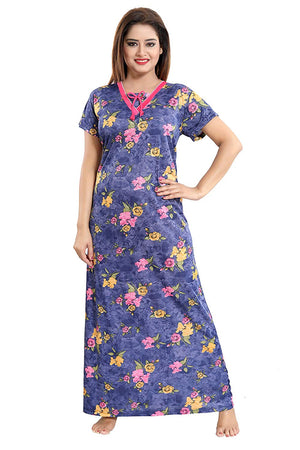 Women's Beautiful Print Night Gown/Nightwear/Nighty/Nightdress