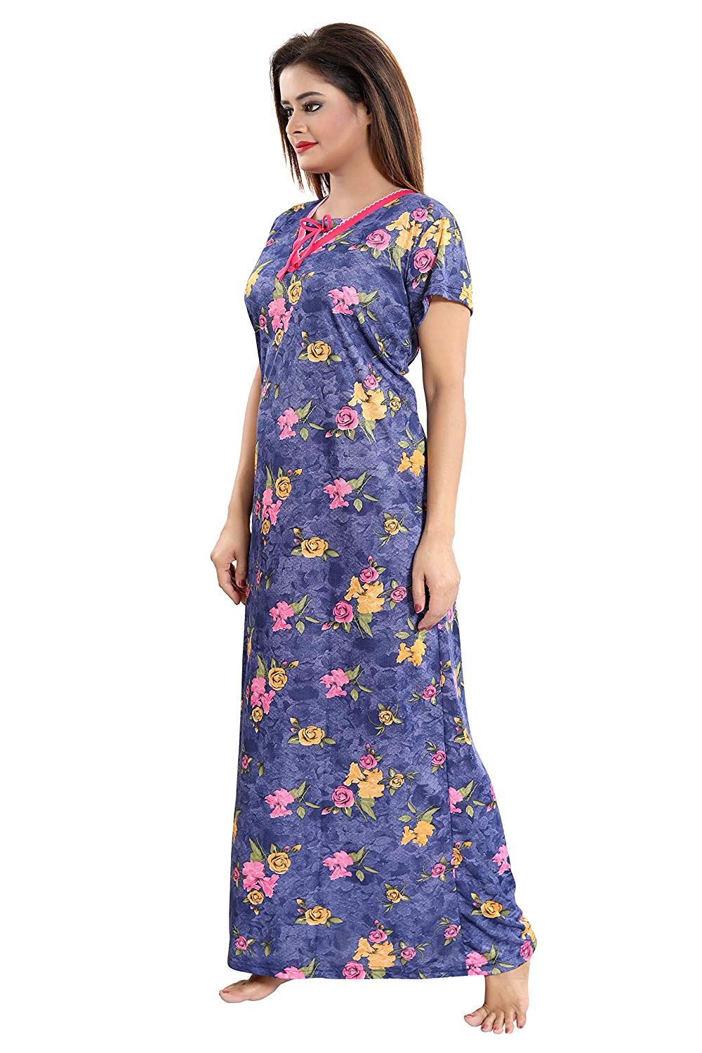 Women's Beautiful Print Night Gown/Nightwear/Nighty/Nightdress