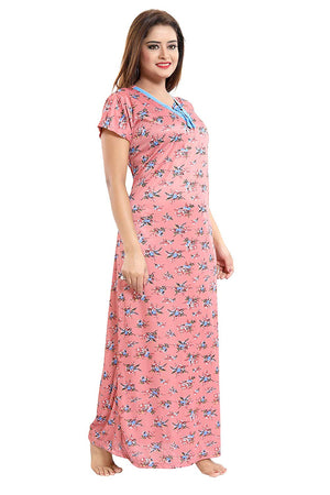 Maternity nightdress for ladies With ZIP / Maxi gown Women / Nighty for  Girls,Women's Nighty/Maxi/Gown/