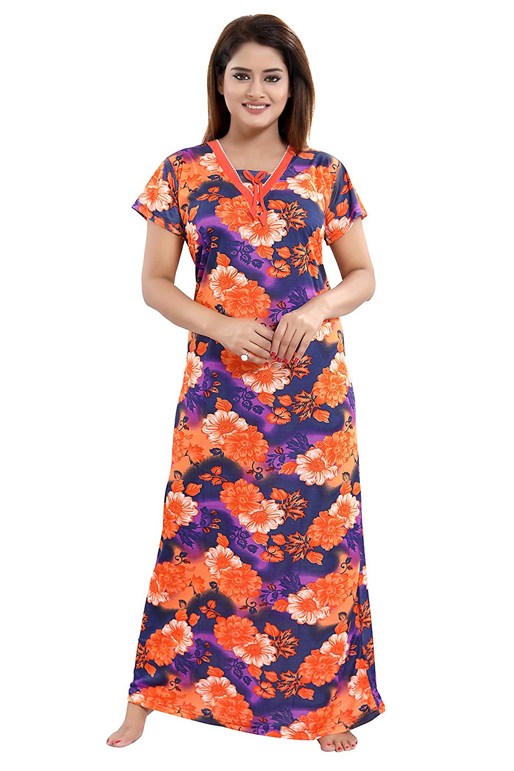 Nightwear cotton gown 2025