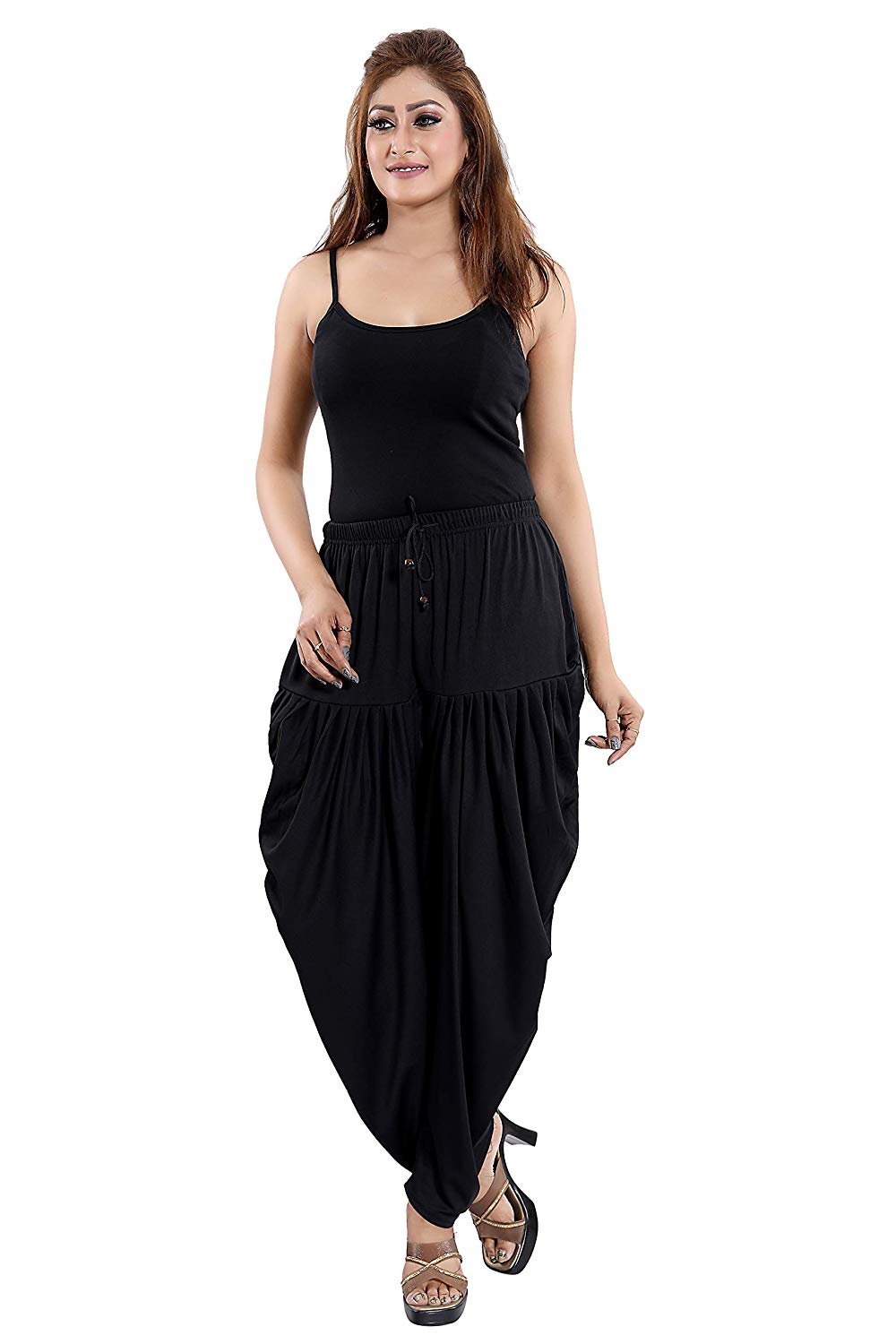 Women's Plain Casual Wear Dhoti Bottom with Pocket