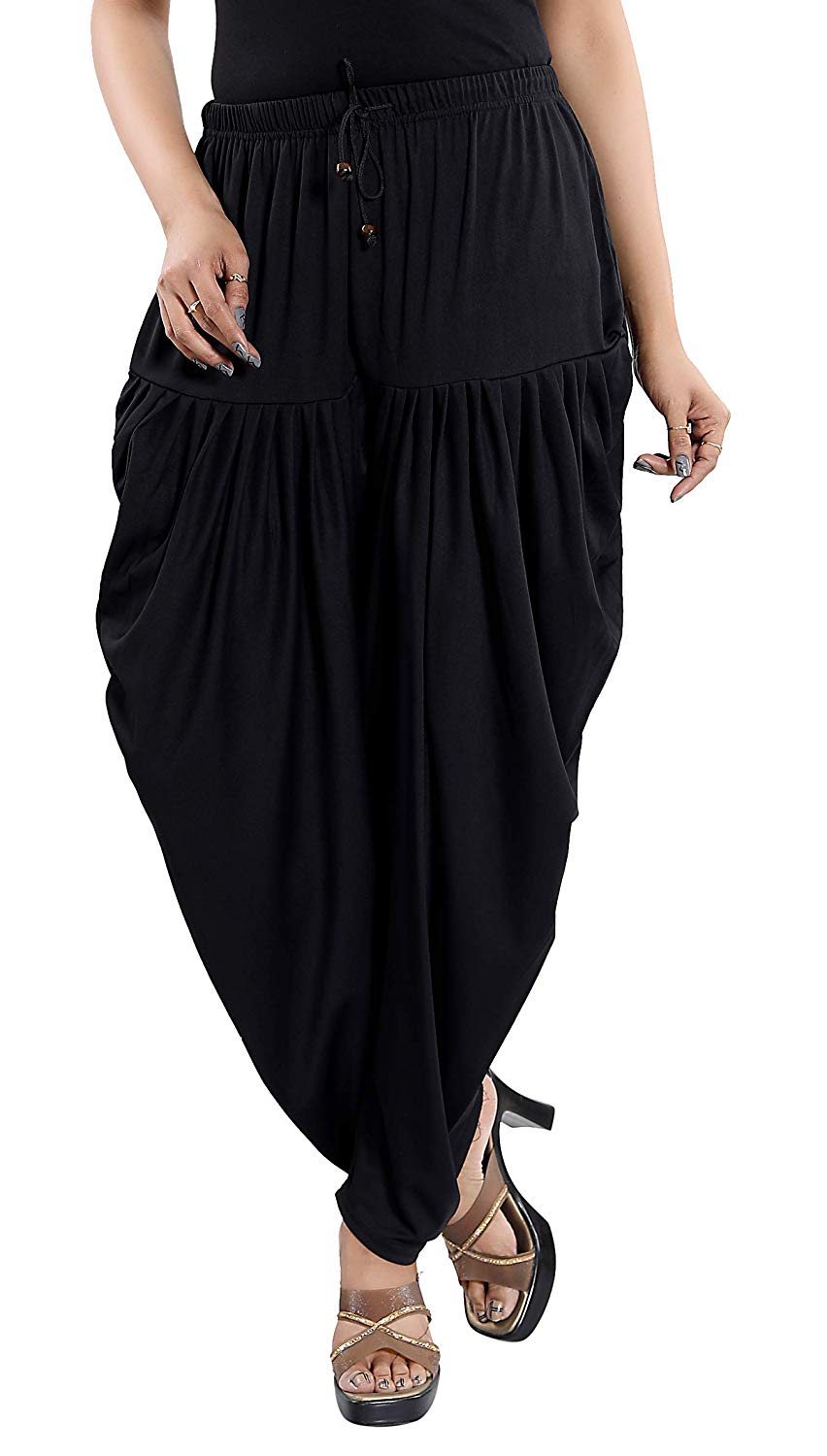 Women's Plain Casual Wear Dhoti Bottom with Pocket