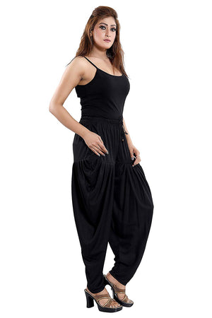 Women's Plain Casual Wear Dhoti Bottom with Pocket