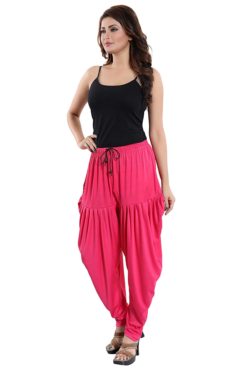 Women's Plain Casual Wear Dhoti Bottom with Pocket