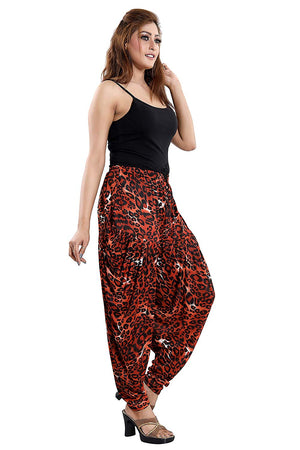 Women's Cheetah Print  Casual Wear Dhoti Bottom with Pocket